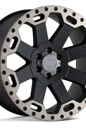 Grab Now Black Rhino WARLORD 6X139.7 17X9 -12 MATTE BLACK W/ MACHINED DARK TINT