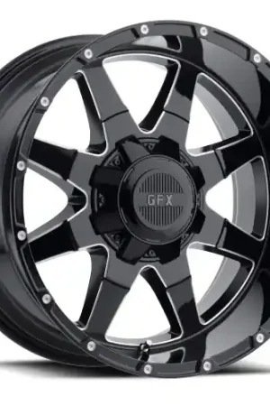 G-FX TR-12 6x135/6x139.7 18x9+0 Gloss Black Milled Buy Direct