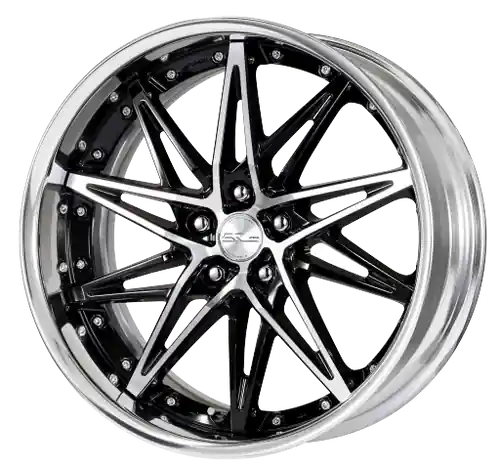 Fast Shipping Work Schwert Sg1 5x115 20x10.5+30 O Disk Black Cut Clear