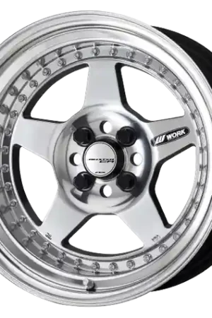 Work Meister Cr01 5x112 15x9+-66 T Disk Bright Buff Finish Trusted Brand