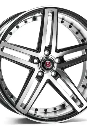Axe EX20 5x114 22X9+20 BLACK AND POLISHED FACE Affordable