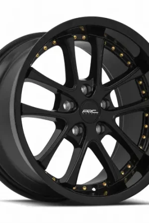 Vors AR5 5x112 17x9 +30 All Black Gold Rivet Luxury