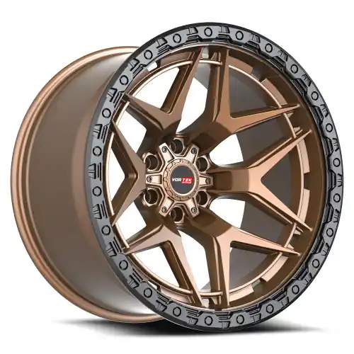 Time-Limited Vortek VRT-603 8x170 20x9.5 +18 Matte Bronze With Black Bead Ring