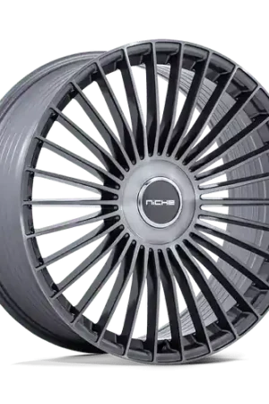 Niche 1PC NC282 SERENE BLANK 20x10.5 +20 GLOSS TITANIUM BRUSHED Authentic