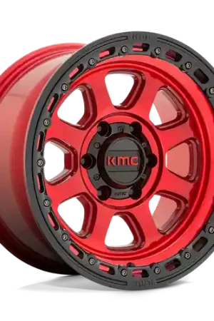 Price Drop KMC KM548 CHASE 6X139.7 20X9 +0 CANDY RED WITH BLACK LIP