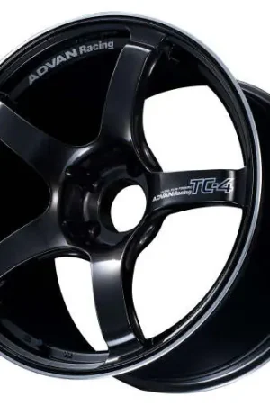 Bargain Advan Racing TC4 5x114.3 17x9.5 +50 BLACK GUNMETALLIC & RING