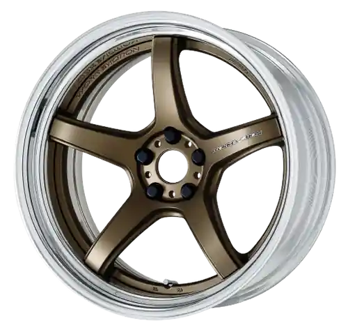 Get Yours Work T5R 2P 5x105 18x9.5 +18 Matte Bronze