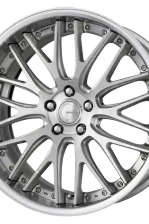 Work Gnosis Gr204 5x114.3 20x8.5+38 O Disk Brush Silver Clear Modern