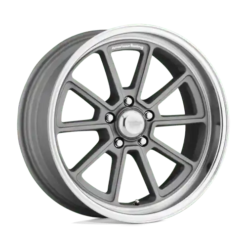 American Racing Vintage VN510 DRAFT 5X127 18X10 +12 VINTAGE SILVER W/ DIAMOND CUT LIP Direct From Factory