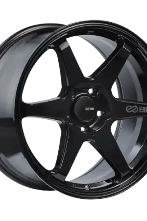 Authentic Enkei T6R 5x120 18x9.5+45 Gloss Black