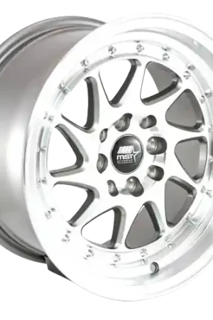 One Day Deal MST Wheels MT28 4x100/4x114.3 15x8.0 +20 Gunmetal w/Machined Lip