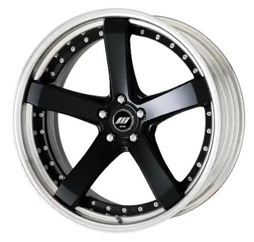 Work Zeast St2 5x100 19x9+45 H Disk Matte Black Fast Shipping