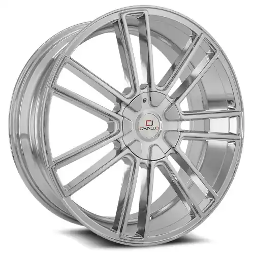 Free Shipping Cavallo CLV-21 5x115/5x120 22x9.5 +15 Chrome