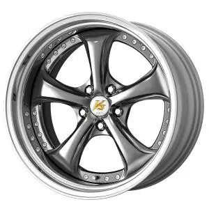 Limited Time Work Wheels VS-KF 5x105 20x9.5+2 Brilliant Silver Black O Disk STEP RIM