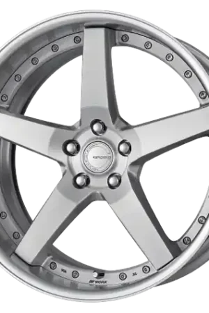 Work Gnosis Gr203 5x112 19x12+45 H Disk Brush Silver Clear Luxury