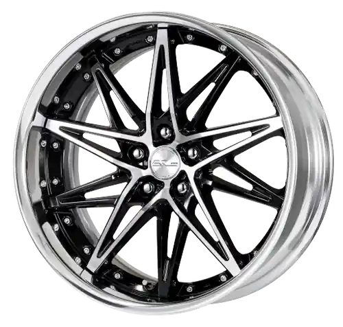 Luxury Work Schwert Sg1 5x112 19x12.5+0 O Disk Black Cut Clear