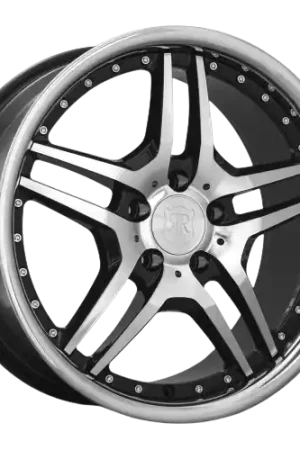 Buy Today MRR RW2 5x108 19x8.5  +35 Black Chrome Lip