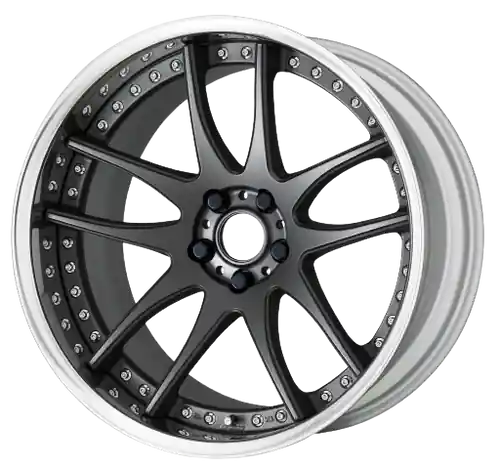 Trusted Brand Work Emotion Cr 3P 5x100 18x9.5+9 A Disk Matte Gunmetal