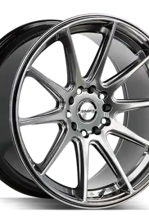 Shift Gear 5x114.3/5x120 18x9 +30 Platinum Silver Hot Picks