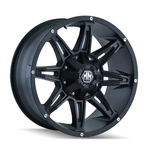 Mayhem Rampage 8090 8x165.1/8x170 20x9+18 Matte Black Price Drop