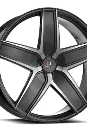 Cavallo CLV-31 4x100/4x114.3 18x8 +35 Gloss Black & Machined Secure Checkout