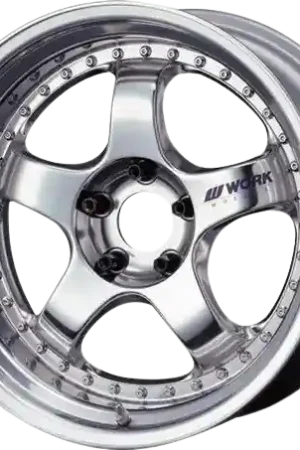 Work Meister S1 3P 5x100 19x13.5-15 O Disk Bright Buff Finish Modern