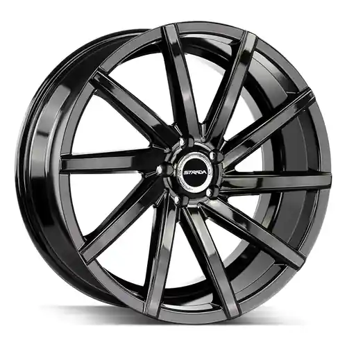 Strada Sega 5x112 20x8.5 +35 Gloss Black Next Day Delivery