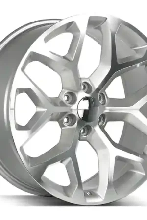 Strada OE Replica Snowflake 6x139.7 24x10 +31 Silver Machined Hot Deal