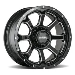 Ultra 219BM Nemesis 6X135/6x139.7 18x9 +18 Gloss Black w/ Milled Accents Get Yours