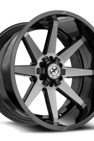 XF Off-Road XF-236 6x135/6x139.7 20x10 -24 Gloss Black & Brushed Double Dark Tint Crafted