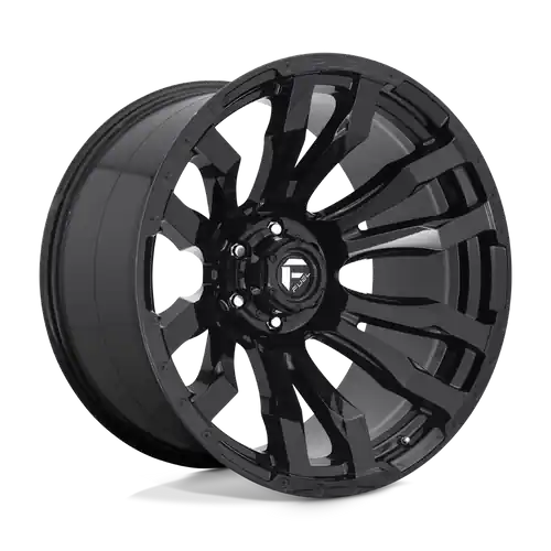 Last Chance Fuel 1PC D675 BLITZ 8X200 20X8.25 +105 GLOSS BLACK