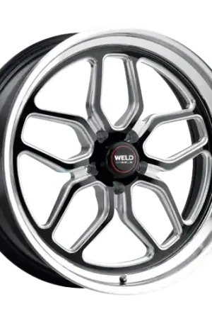 Brand New WELD Performance Laguna 5x115 22x9 +20 Gloss Black/Milled Diamond Cut Lip