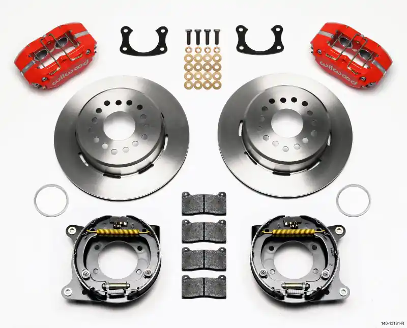 Wilwood Dynapro Lug Mount P/S Park Brake Kit Red New Big Ford 2.50in O — PMD Premier Motoring Development Trending