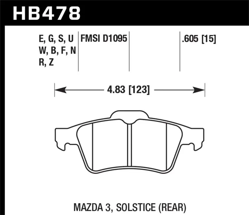 Hawk 13-14 Ford Focus ST / Mazda/ Volvo DTC-60 Race Rear Brake Pads — PMD Premier Motoring Development Certified