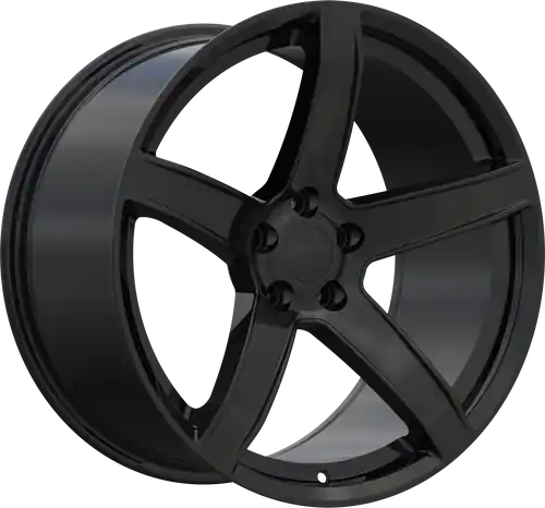 REPLICA 358 5X115 20x9.5 +18 GLOSS BLACK Fan Favorite