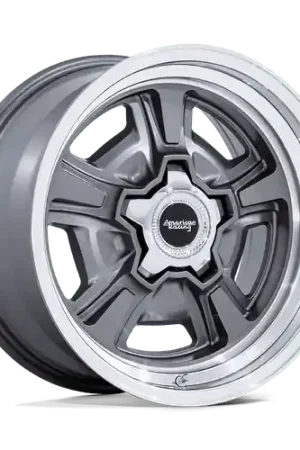 American Racing Vintage VN517 MARAUDER 5X127 20x10 +6 ANTHRACITE W/ DIAMOND CUT LIP New Release