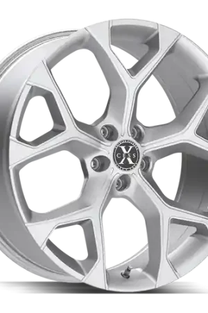 Hot Picks Xcess 5 Flake 5x115 22x9 +15 Silver Machined