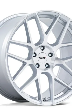 20" TSW Wheels TW002 Lasarthe Gloss Silver Machined Flow Formed Rims Hot Deal