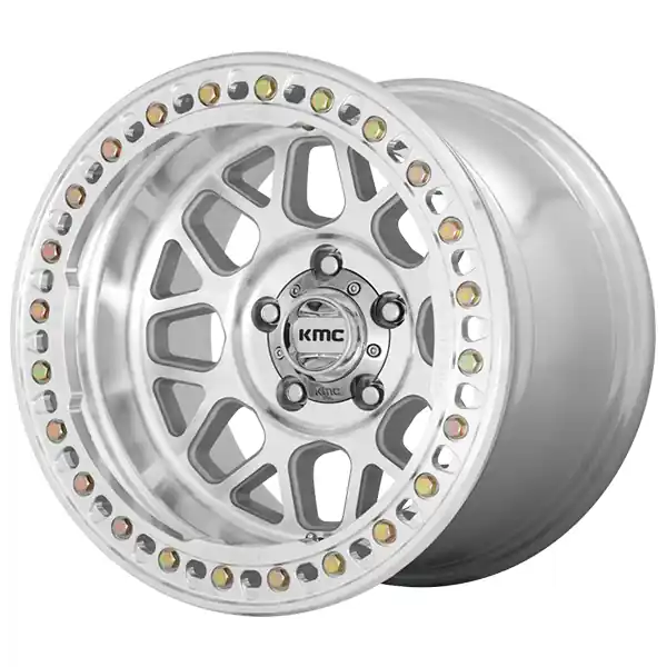 Seasonal Sale 18" KMC Wheels KM235 Grenade Crawl Beadlock Machined Off-Road Rims