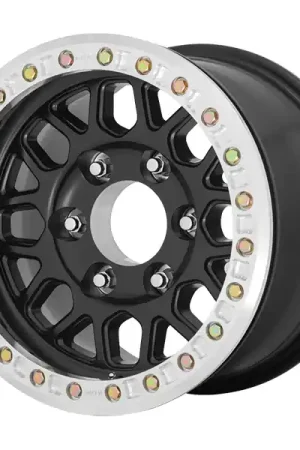 Final Sale 20" KMC Wheels KM234 Grenade Desert Beadlock Satin Black Off-Road Rims