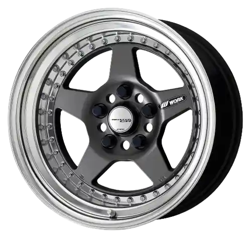 Work Meister Cr01 5x108 15x6+22 A Disk Matte Gunmetal Hassle-Free Returns