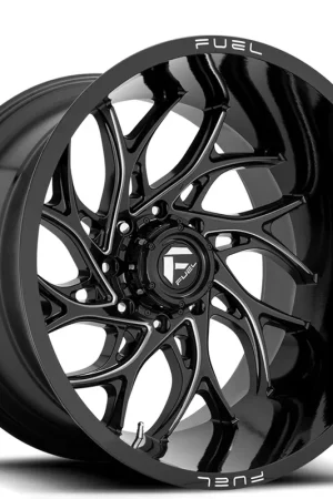 Limited Time 20" Fuel Wheels D741 Runner Gloss Black Milled Off-Road Rims