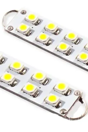 Diode Dynamics Cool White LED Door Light Bulbs; 44mm SML8 Limited Edition