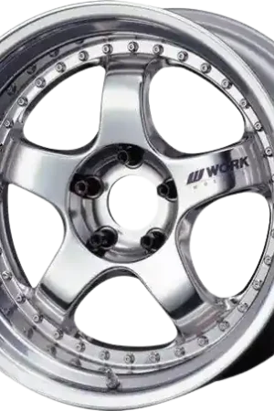 Warranty Included Work Meister S1 3P 5x108 19x8+5 R Disk Bright Buff Finish