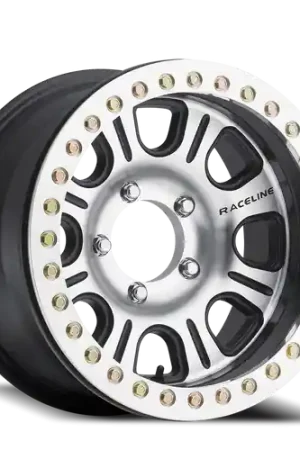 Raceline RT232 Monster 5x114.3 17x8.5 0 Black and Machined Direct From Factory