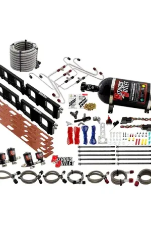 Nitrous Outlet Spacer Plate System; 12 lb. Bottle Authentic