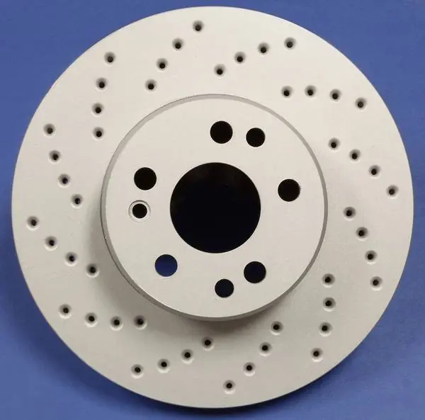 Nissan 300Z SP Performance Cross Drilled Vented Front Rotors - C32-6924 Big Sale