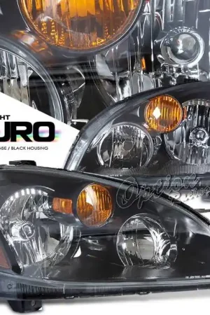 Get Yours Nissan Altima Option Racing Headlights - Black - 10-36280