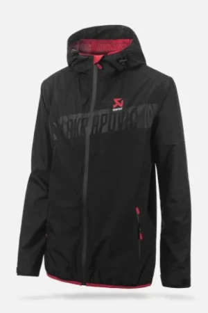 Akrapovic Mens Corpo Windbreaker Black - Large — PMD Premier Motoring Development While Supplies Last