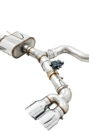 AWE Tuning Mk7 Golf R SwitchPath Exhaust w/Chrome Silver Tips 102mm — PMD Premier Motoring Development Express Delivery